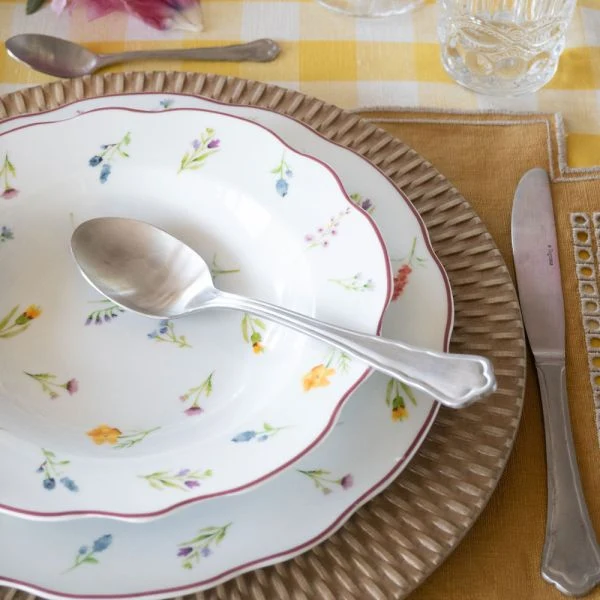 Servizio Tavola 18 pezzi MILLEFIORI - Porcellana Multicolor