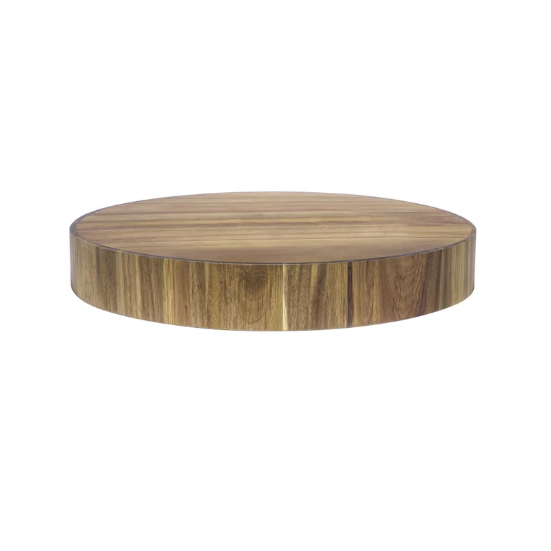 Alzata/vassoio tondo legno di acacia ø cm.35 h.5