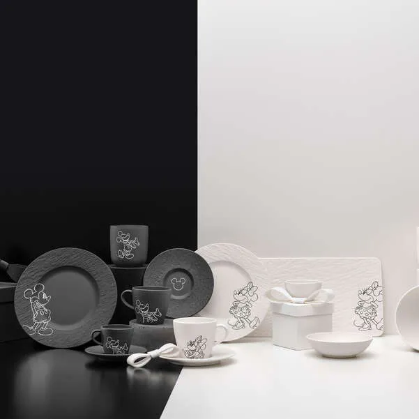 Vassoio da portata bianco Porcelain, 34,9 17,9 cm, Manufacture - Mickey Mouse