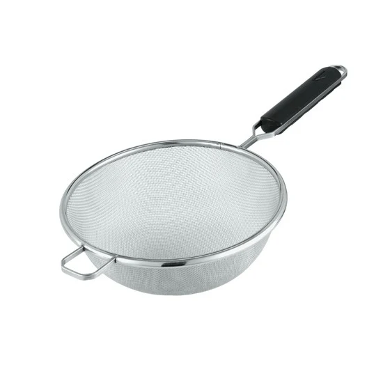 Colino inox a rete cm.16 manico abs