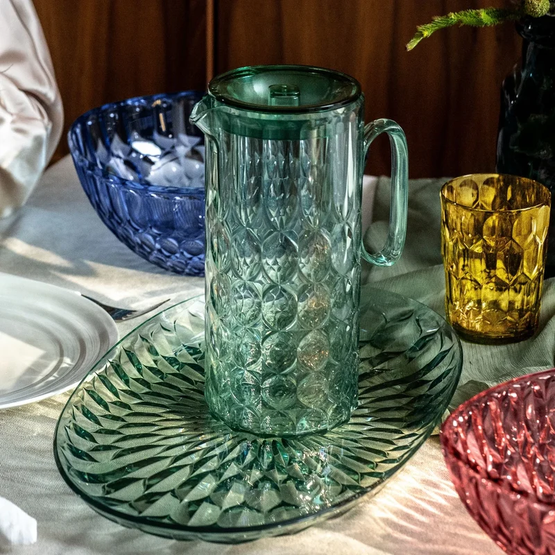VASSOIO OVALE PICCOLO "VANITY" - COLOR MATCHA GREEN