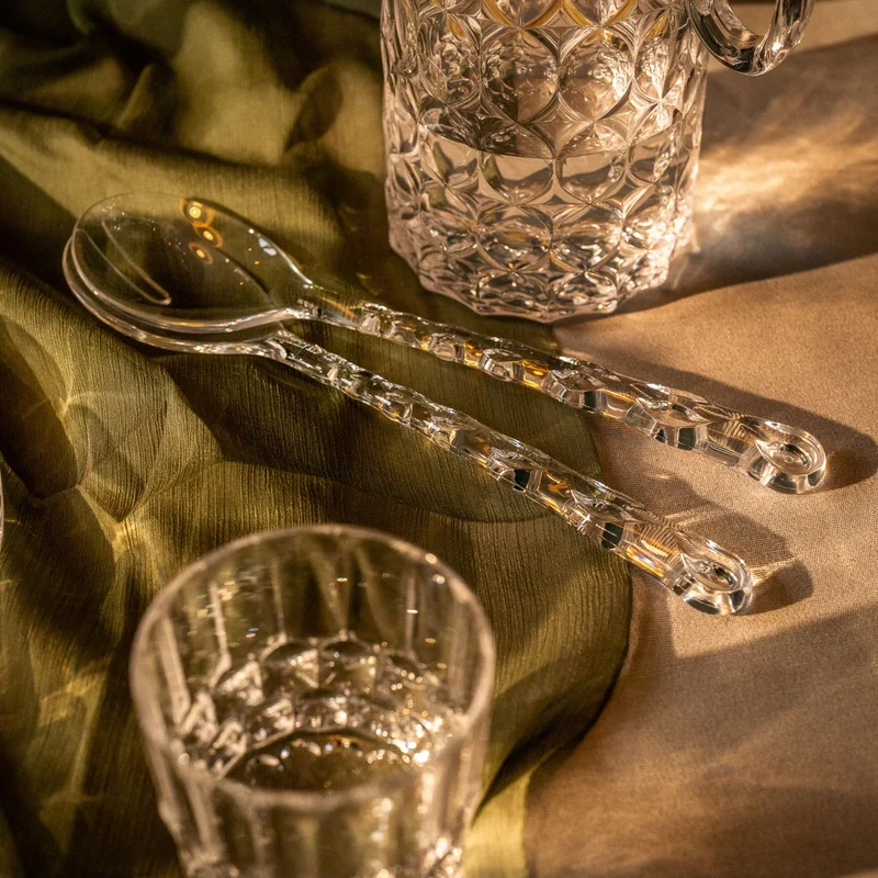 POSATE INSALATA "VANITY" - Transparent
