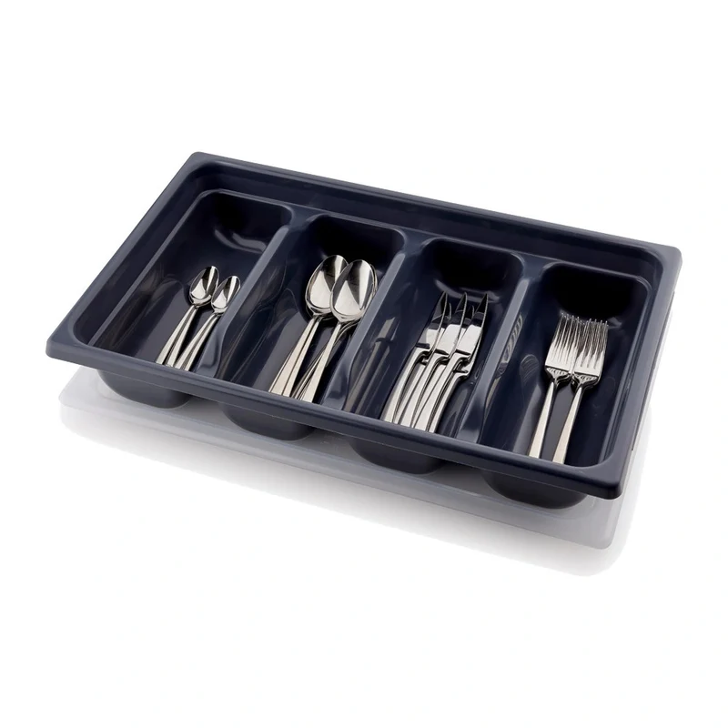 Portaposate plastica cm.53x32.5 self service 4 scomparti gastronorm