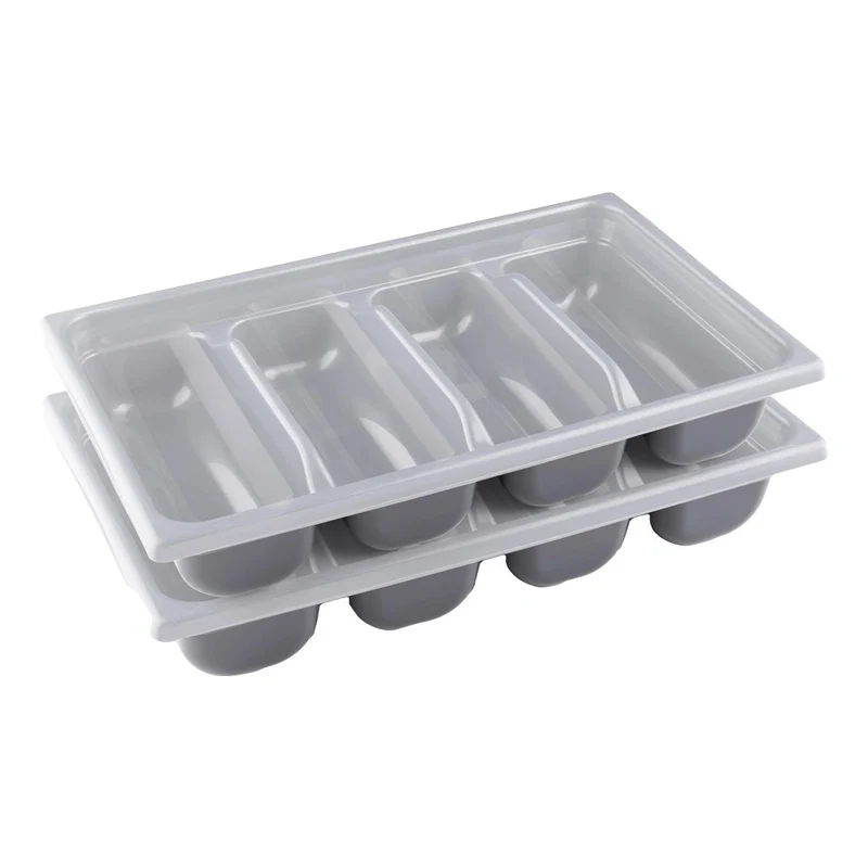 Portaposate plastica cm.53x32.5 self service 4 scomparti gastronorm