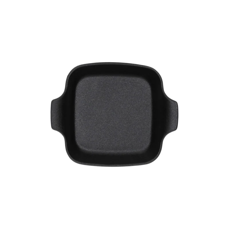 Tegame Quadro cm 17,7x15xh4,3, colore Nero, collezione Mignon - Tognana Porcellane
