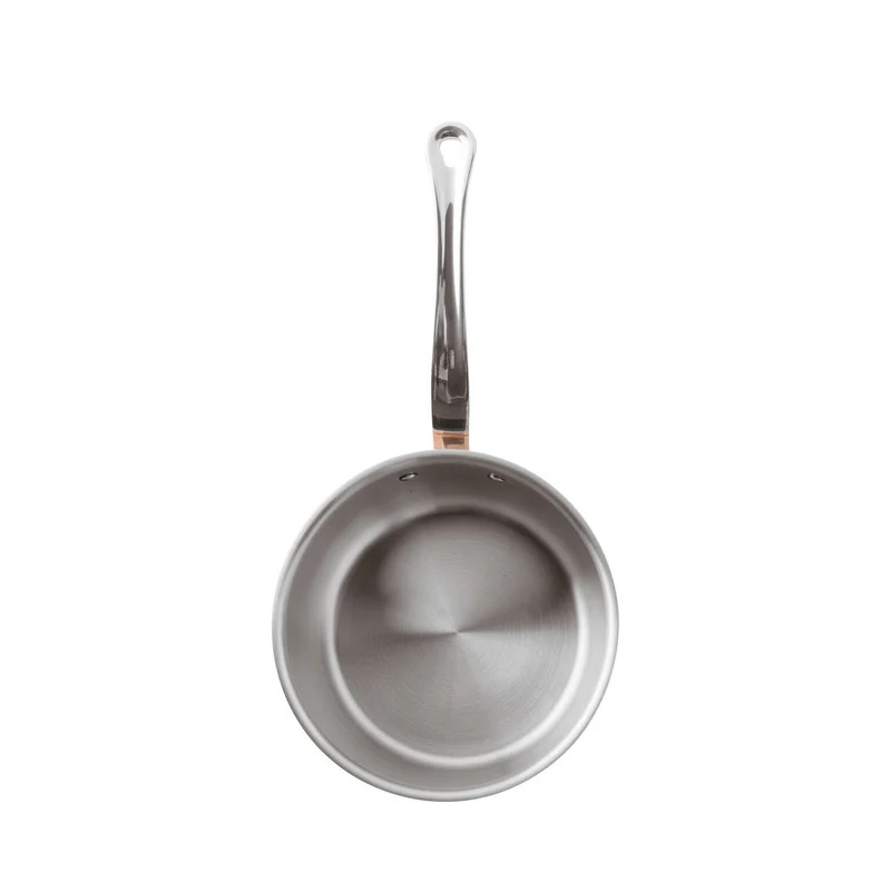 Casseruola alta 1 manico - Alluminio, Acciaio inox / Rame 20 cm