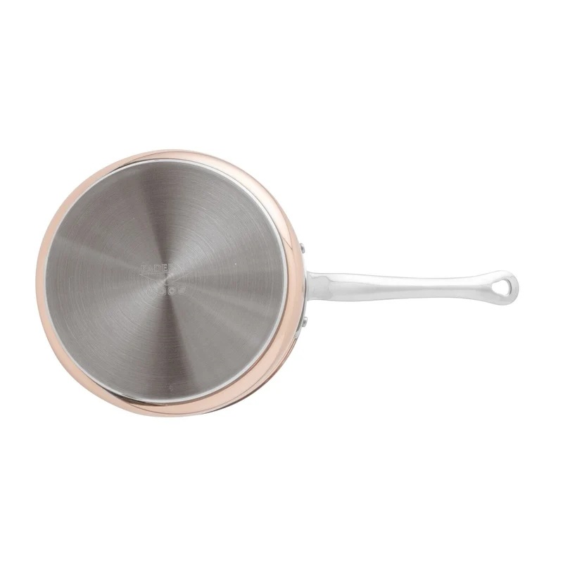 Casseruola alta 1 manico - Alluminio, Acciaio inox / Rame 20 cm