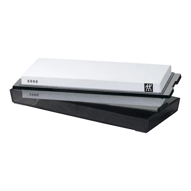 ZWILLING Pietra per affilare - 20 cm, #3000/8000, Colore bianco puro