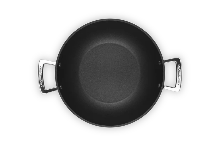Sauté in alluminio antiaderente con coperchio vetro - 30 cm, 6.8L