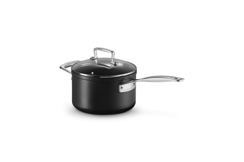 Casseruola con maniglia e coperchio vetro in alluminio antiaderente 18CM / 2.8 L