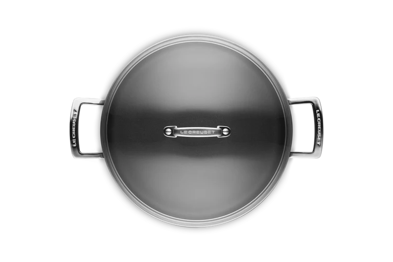 Sauté in alluminio antiaderente con coperchio vetro - 24 cm, 3.3L