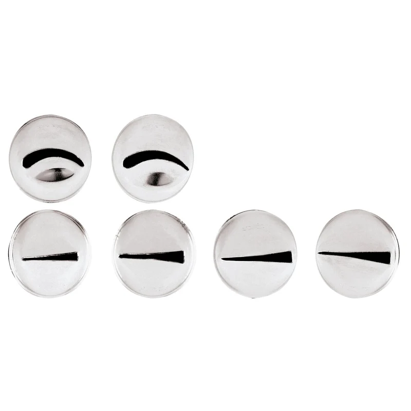 Set 6 Bocchette Assortite - Acciaio inox