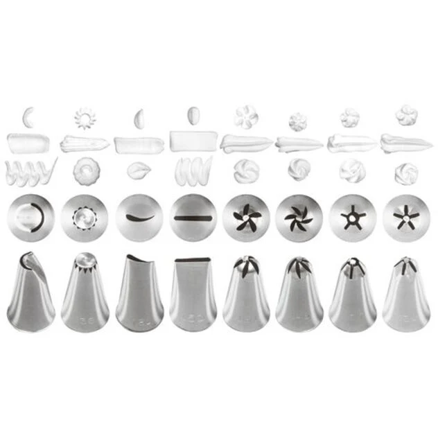 Set 8 Bocchette Assortite - Acciaio inox