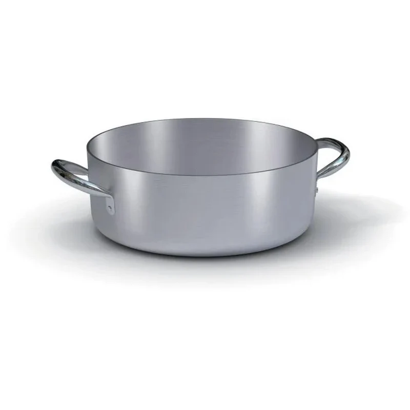 Casseruola Bassa 2 Maniglie in Alluminio - 32cm