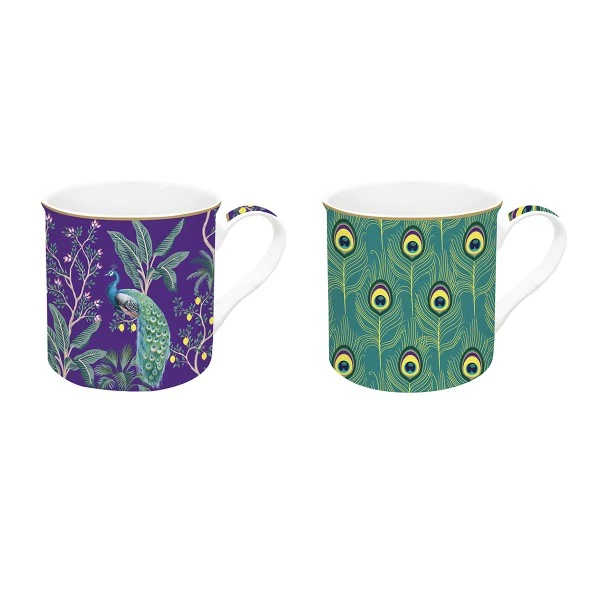 Set 2 mug 300 ml in porcellana - in gift box