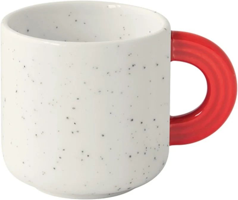 Set 6 tazzine espresso 100 ml in porcellana in color box