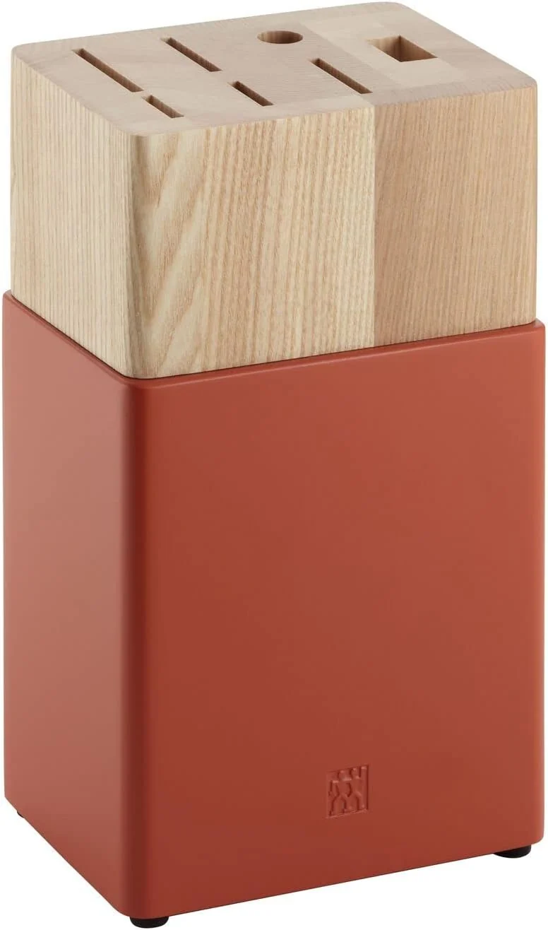 8-pz., Set di coltelli con ceppo - Rosso