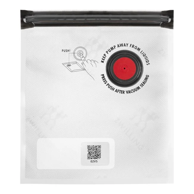 Fresh & Save Starterset sottovuoto, vetro / M/L, 7-pz., bianco