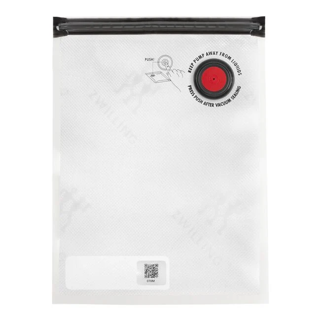 Fresh & Save Starterset sottovuoto, vetro / M/L, 7-pz., bianco