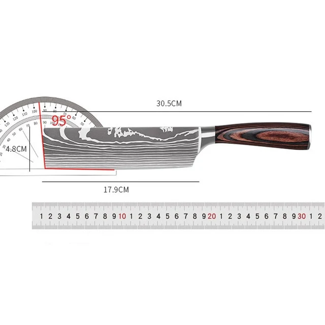Japanese Damascus kitchen knives Laser Dapattern chef knife Sharp Santoku Cleaver Slicing Utility Knives tool EDC 3"inch 5"i