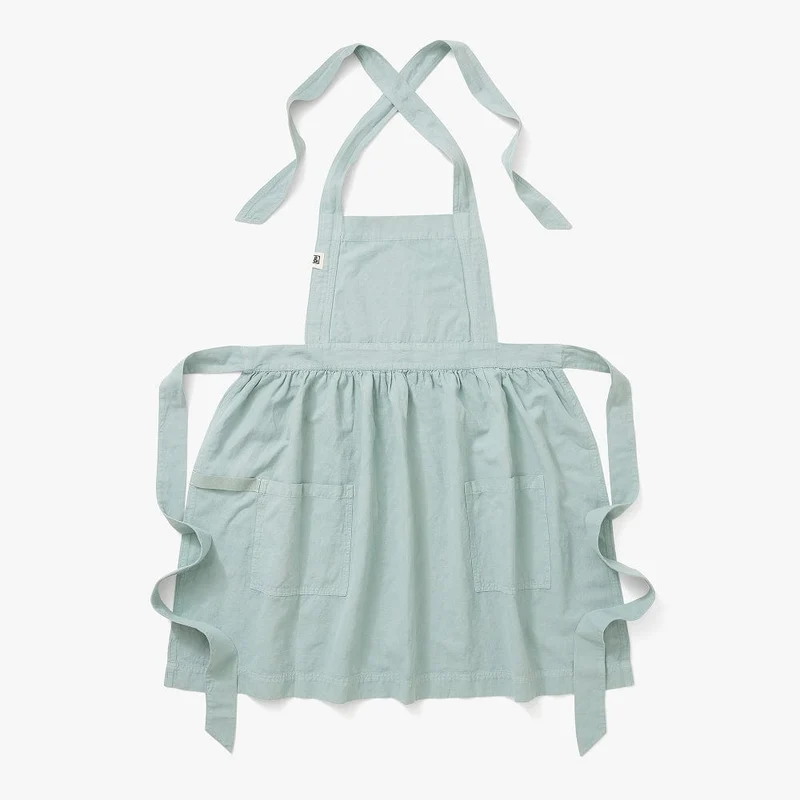 Eggshell Blue Pinafore Apron