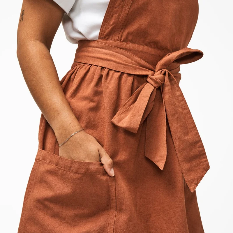 Eggshell Blue Pinafore Apron