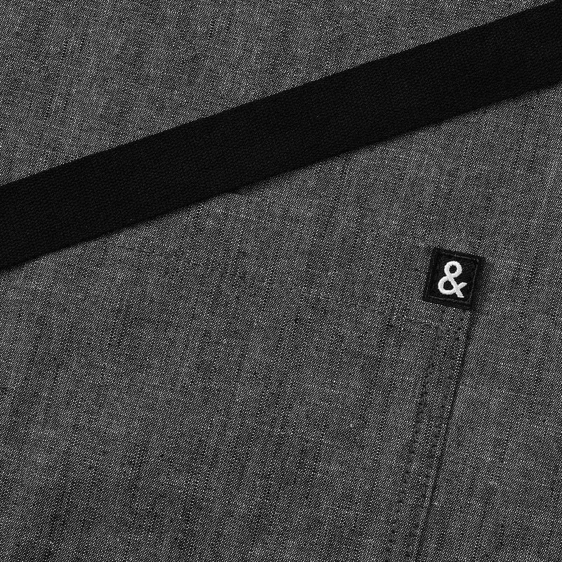 Black Salt Chambray Bistro Apron