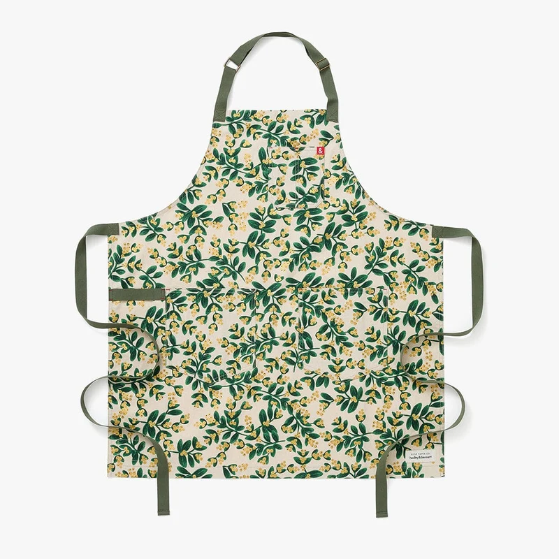 Rifle Paper Co Mistletoe Apron - Essential