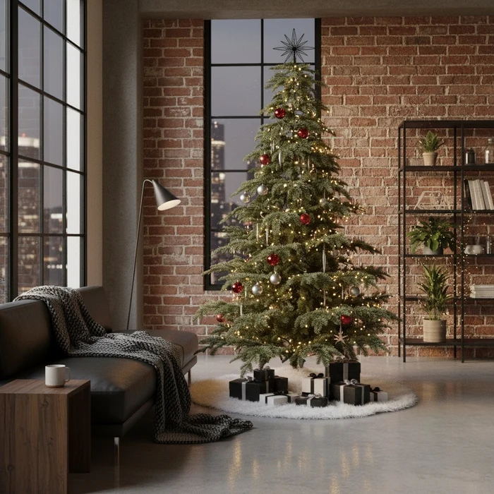 Albero di Natale verde realistico - Salice