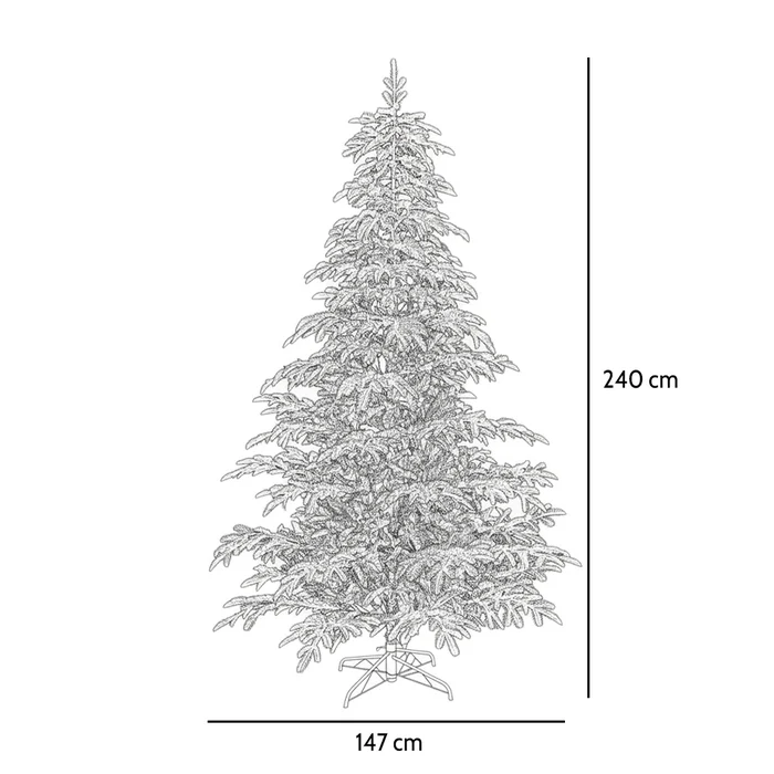 Albero di Natale verde realistico - Salice