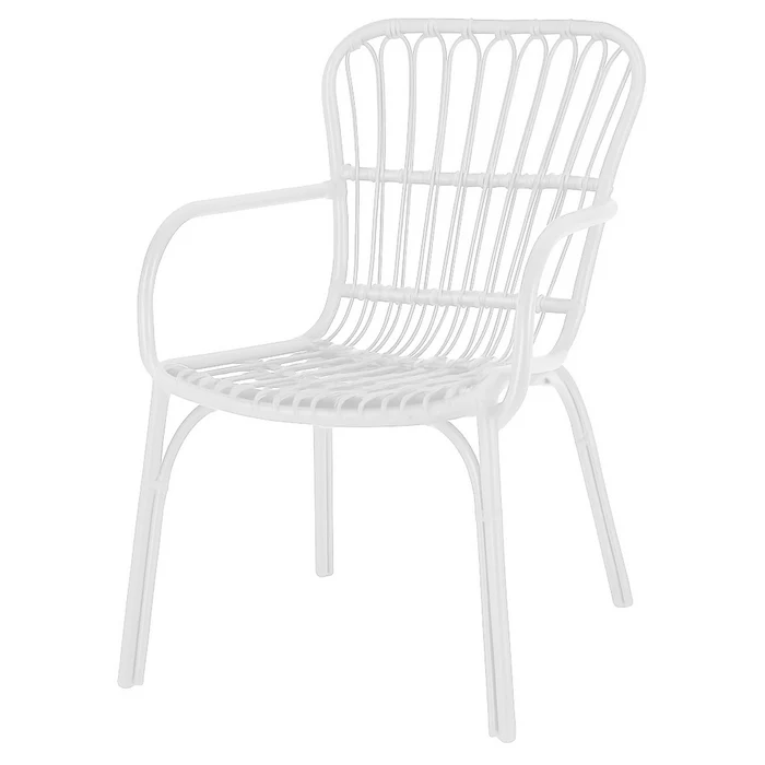 Poltrona da giardino in polipropilene effetto rattan - Meridiana