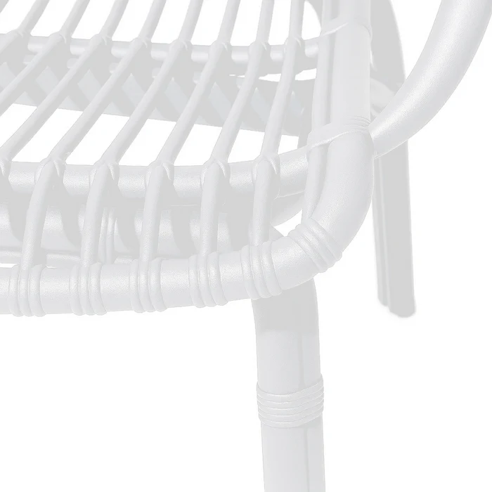 Poltrona da giardino in polipropilene effetto rattan - Meridiana