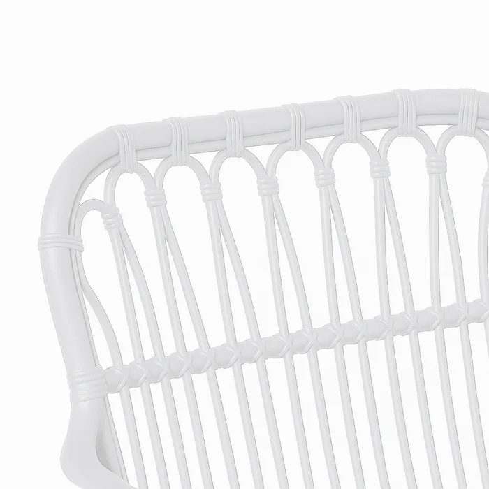 Poltrona da giardino in polipropilene effetto rattan - Meridiana
