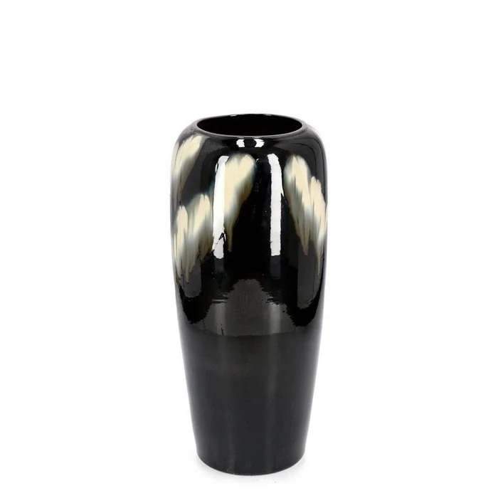 Vaso alto in terracotta smaltata 59 cm - Coira