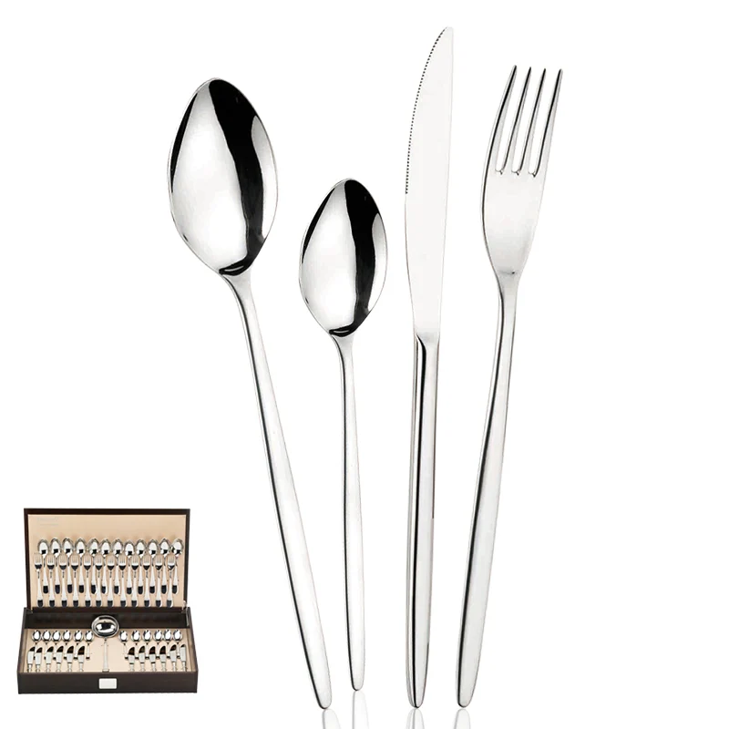 Olivia Servizio Posate In Acciaio Inox - Set 49 Pz