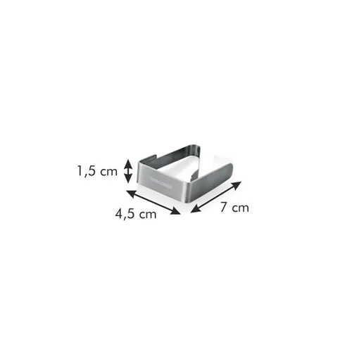 CLIP FERMATOVAGLIA IN ACCIAIO - SET 4 Pezzi