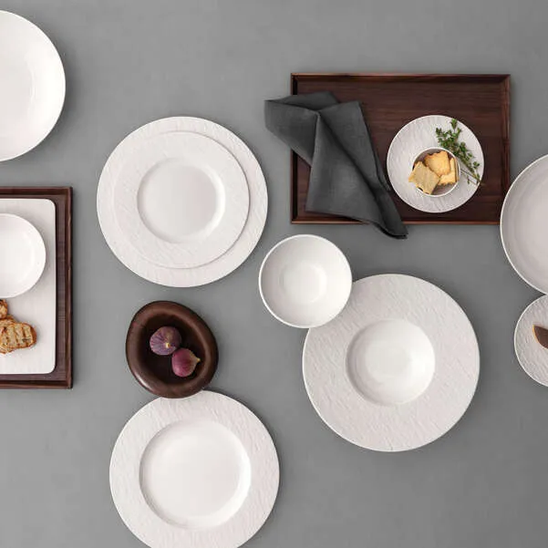 MANUFACTURE Piatto da pasta - Bianco, Premium Porcelain