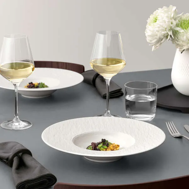 MANUFACTURE Piatto da pasta - Bianco, Premium Porcelain