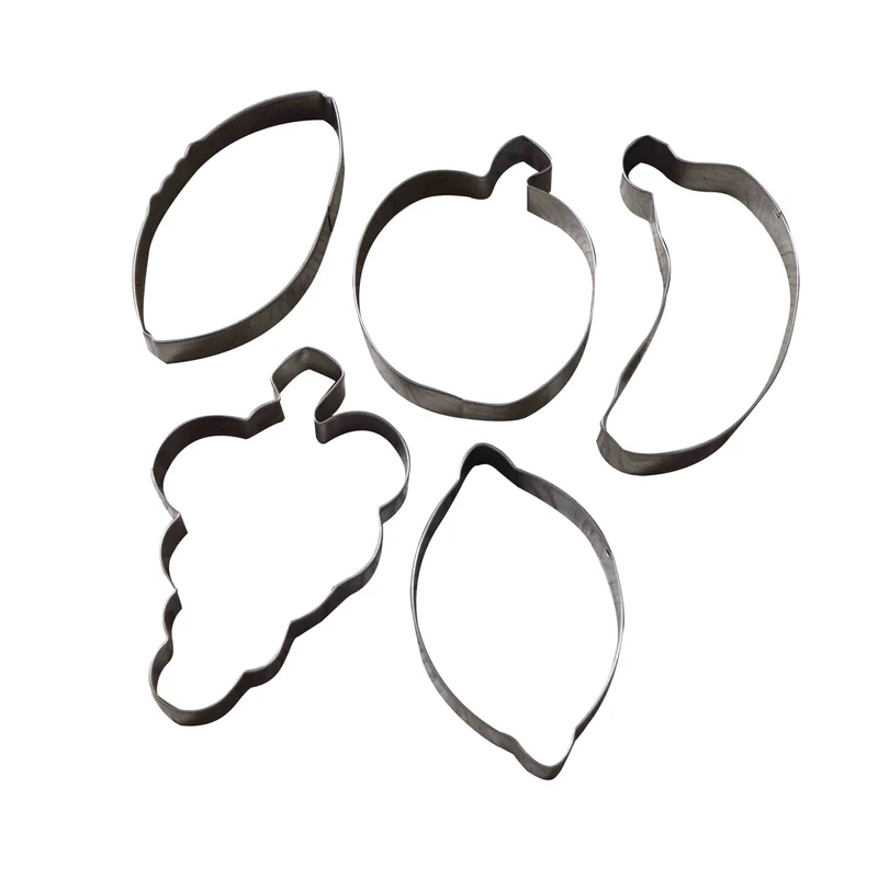 Anello da Ø5,5 cm con 5 tagliabiscotti di forme assortite