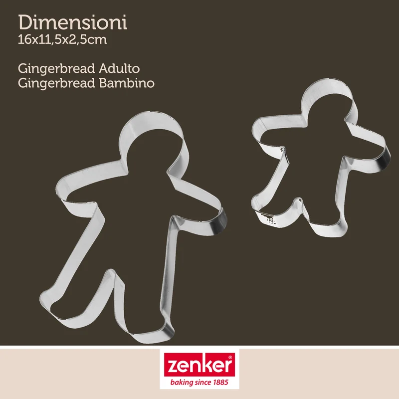 2 Taglia biscotti gingerbread