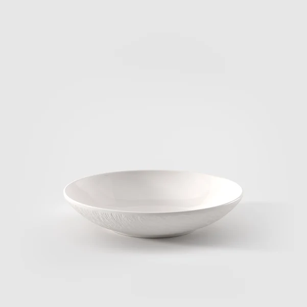 MANUFACTURE Piatto piano - Bianco, Premium Porcelain