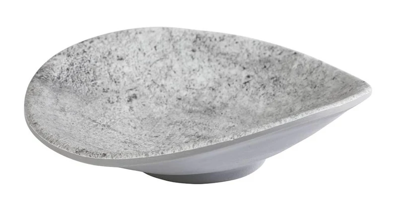 ELEMENT-COPPETTA-CIOTOLA CM10,5X10XH.3 MELAMINA GRIGIO ASPETTO CEMENTO