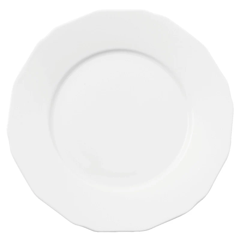 Garden piatto piano in porcellana bianco 28,5 cm