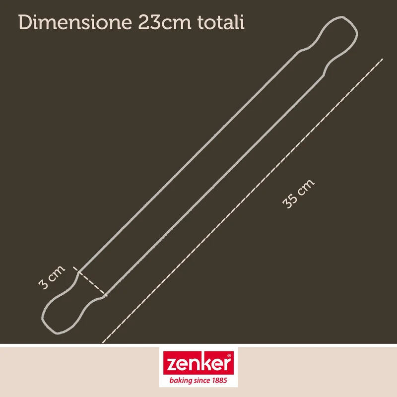 Mattarello legno per pasta di zucchero