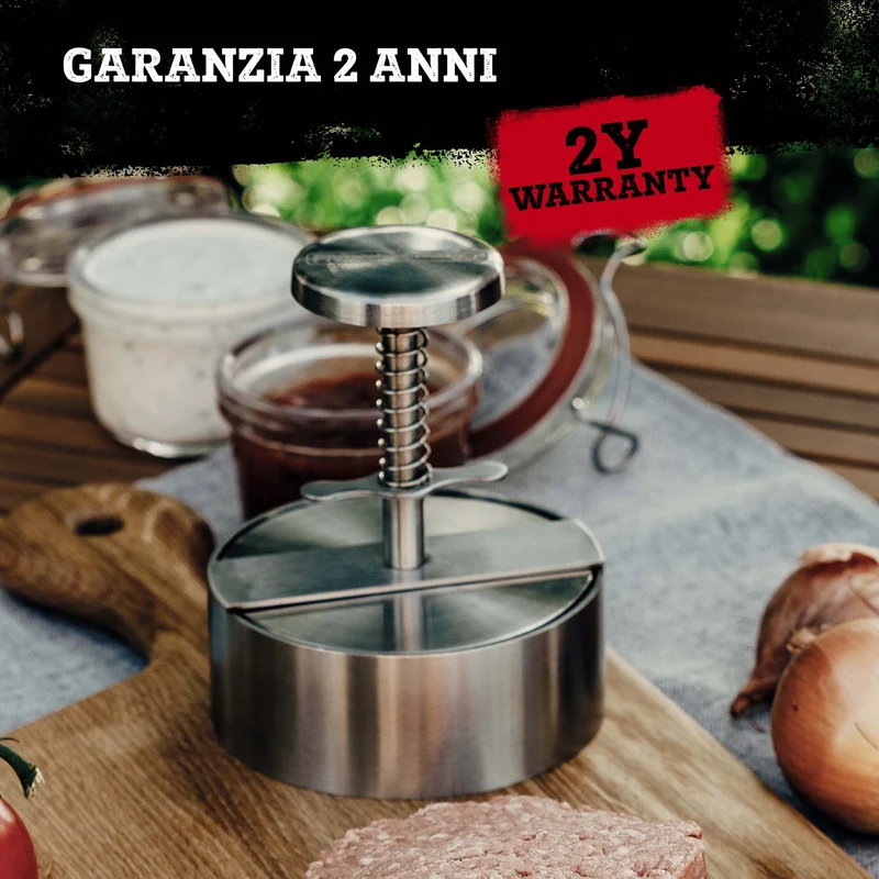 Pressa per hamburger professionale