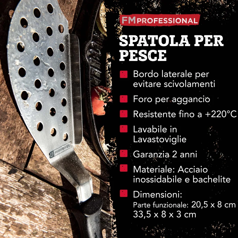 Paletta pesce per barbecue