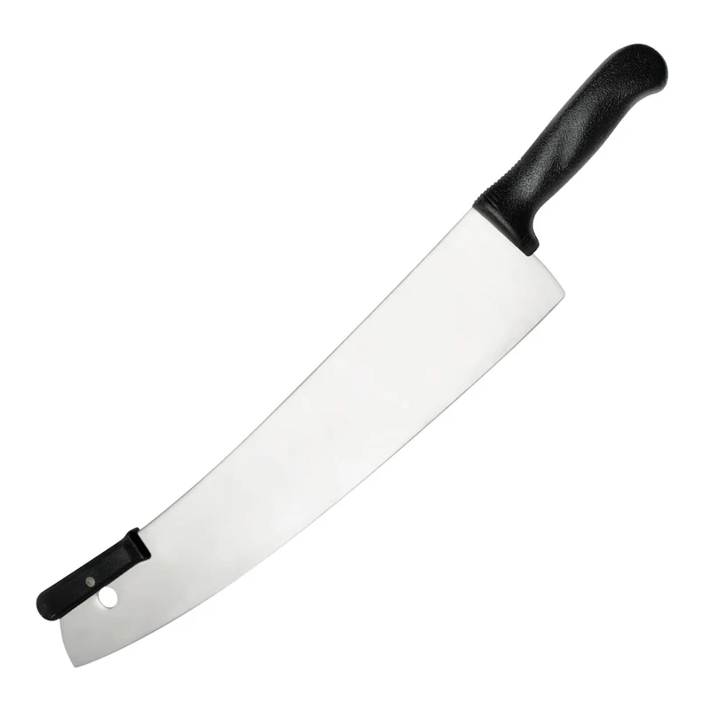 Coltello XXL a mezzaluna per pizza