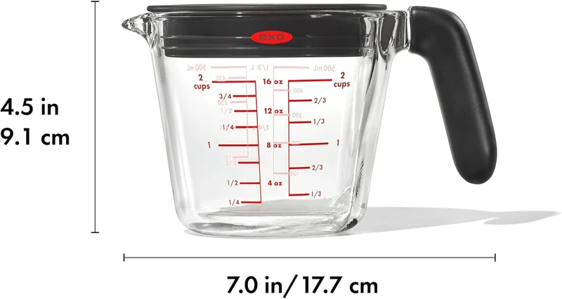 Brocca misuratrice in vetro 500ml