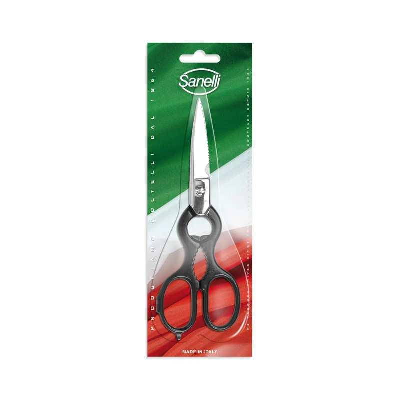 Forbice cucina inox cm.20 sanelli manici verniciati