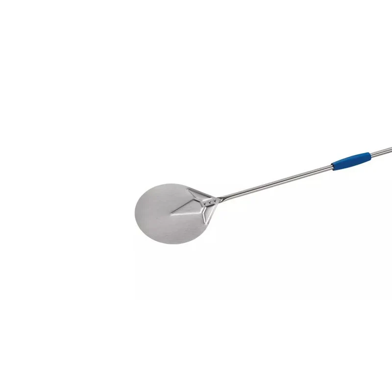 Palino azzurra inox ø cm.23 h.175 manico corsoio